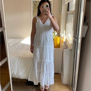 White lace dress - made in Spain, no brand details